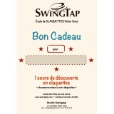 Bon cadeau pour 1 cours découverte claquettes
