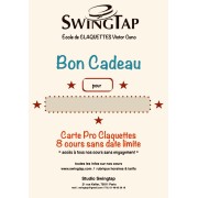 Gift-Coupon guest-card 8 classes