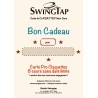 Bon cadeau pour carte pro claquettes