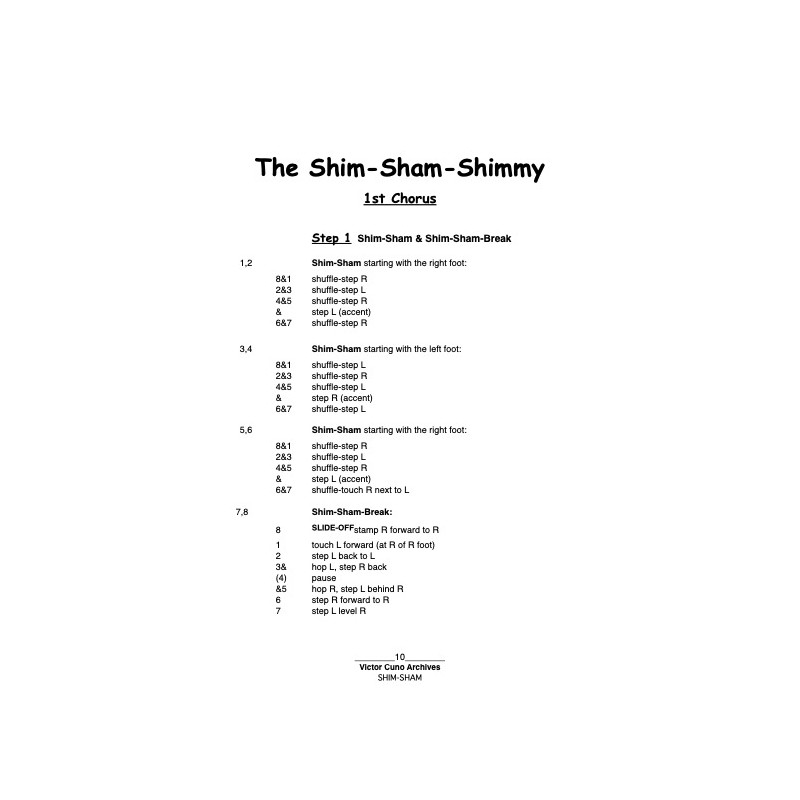 The Shim-Sham Routine FREE! (EN)