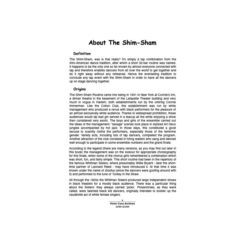 The Shim-Sham Routine FREE! (EN)