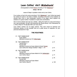 Leon Collins - Ain't Misbehavin' - Routines N° 1 to 4 (EN)