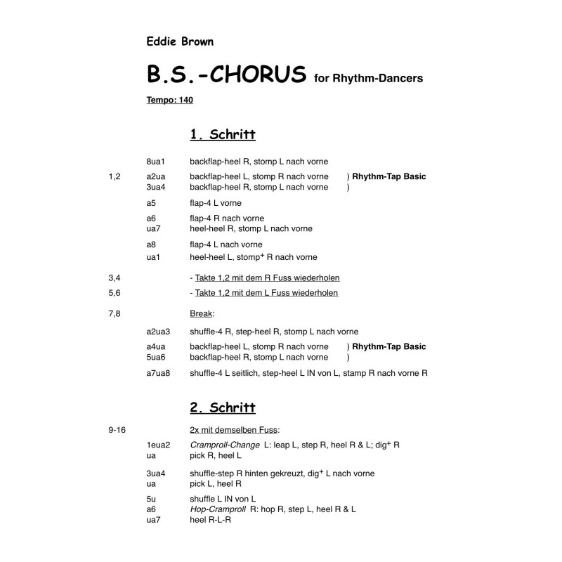 B.S.Chorus BuckAndWing & Eddie Brown